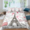 Tbrand Paris Bettbezug Set Eiffelturm Gedruckt Bettwäsche Set 135x200cm für Kinder Jungen Mädchen Romantische Zeit In Paris Betten Set Frankreich Style 2St