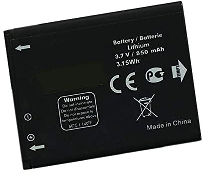 Zgszmall 3.7V 850mAh Replacement CAB3120000C1 Battery for ALCATEL CAB3120000C1,One Touch 768 OT888A OT880A OT-710D 768T