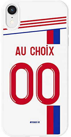 MYCASEFC Coque Football Personnalisable Lyon Alcatel One Touch Idol 3 5.5 en Silicone. Housse de Foot pour Smartphone personnalisée et fabriquée en France en TPU