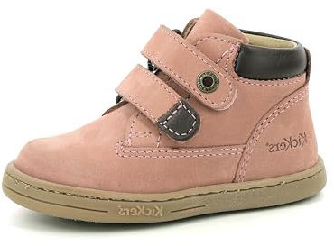 Kickers Tackeasy, Scarpe con Lacci, Rosa Chiaro, 32 EU