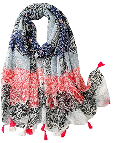 FAIRYGATE Schals & Tücher für Damen Schal Stolen Schultertuch für Frauen Hochzeit Umschlagtuch Tuch Frühling Sommer Herbst Winter 362227