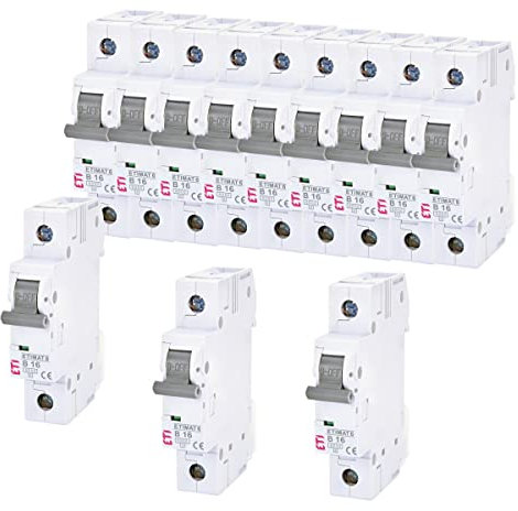 WITTKOWARE Leitungsschutzschalter, 16A/B, 6kA, 1TE, 12 Stück