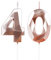 Rose Gold 40th Birthday Candles for Cake, Number 40 Candle for 40th Birthday Decorations, 3D Design Cake Topper Decor for Women Men Birthday Theme Party Weddings Anniversary Celebration Supplies