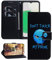 COTDINFOR Compatible with Nokia G11 Plus Hülle Art Painted Schutzhülle Flip Handy Tasche Magnet Standfunktion Etui Cover Handyhülle für Nokia G11 Plus Case Angry Face TX-CH.