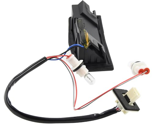 CANJPTON Kompatibel mit Vauxhall/Opel/Astra H/Zafira B/ASTRAVAN 2004–2010 Öffnungsschalter für Kofferraum-Heckklappe mit Lampenfassungen und Kabelbaum Schalter Heckklappenöffner 13223919