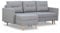 Bonni Ecksofa Malmo mit Schlaffunktion, Eckcouch, Schlafsofa, L-Form Sofa, Polsterecke mit Bettkasten, Klappsofa, Schlafcouch, Bettsofa, Couchgarnitur, Sofagarnitur (grau)