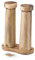Navaris Set Macina Sale e Pepe in Legno - Macinapepe Macinasale Manuale 20,5 x 5,5 cm - Rotore Grana Regolabile - Macinaspezie Design con Vassoio