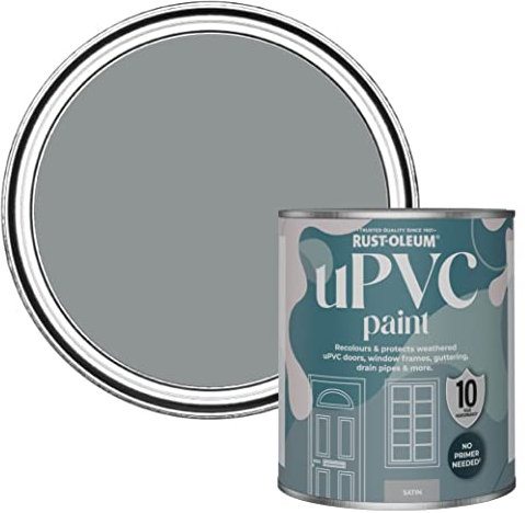Rust-Oleum Grey uPVC Door and Window Paint In Satin Finish - Anthracite 750ml