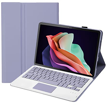 REOSO Tastiera per Lenovo Tab P11 (2nd Gen) 11.5 pollici Custodia, Staccabile Magnetica Cover per Lenovo Tab Pad Plus 11.5 con Tastiera Rimovibile (Viola)
