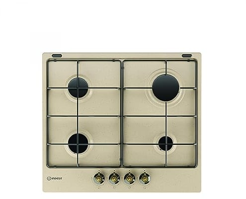 Piano cottura, gas, n° 4 fuochi, avena, 580x475 mm
