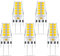 GY6.35 Lampadine LED 3W, AC/DC 12-24V Dimmerabile G6.35 LED 300LM, 5 pezzi (Color : Warm White 3000K)