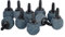 Pawfly Aquarium 2cm Luftstein Kugel Bubble Diffusor Release Tool für Nano-Luftpumpen, kleine Eimer und Aquarien, 10er Pack