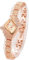 Holibanna Montre Femme Quartz Élégante Cristal Rhombus Dorée Accessoire Mode pour Spéciaux