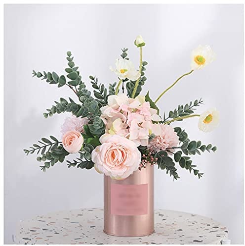 Künstliche Blumen Seidenblume Künstliche Blumenbüro Restaurant Blumenstrauß Dekoration mit Vase Wohnzimmer Shop Friedhof Gefälschte Blume Dekoration Hochzeit Foto Einrichtungsgegenstände Künstliche Pf