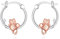 Katze Ohrringe für Damen 925 Sterling Silber Katze Creolen Ohrringe Katze Schmuck Geschenk