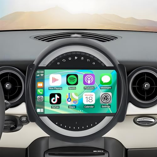 Mini Cooper R56 2007–2013 Zoll Autoradio mit Touchscreen für Auto mit kabellosem Radio-Empfänger/Carplay Android Auto GPS Navigation Head Unit Bluetooth WiFi