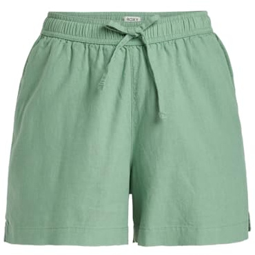 Roxy Lekeitio Break - Elasticated Waist Beach Shorts for Women - Strand-Shorts mit elastischem Bund - Frauen - XL - Grün.