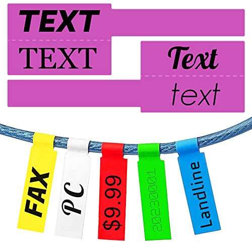 9000PCS Custom Stickers Personalized Waterproof Self-Adhesive Label Tag Cable Network PC Data USB Wire Organizer Management