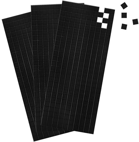 750 Stück Magnetplättchen Selbstklebend, Mini Magnete Selbstklebend, 1 x 1cm Magnet Klebepads, Magnetstreifen, Klebemagnete, Flache Magnete für Schule Familie Büro Whiteboard Kühlschrank