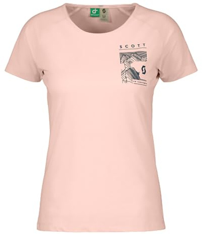 SCOTT Defined DRI Damen Outdoor/Sport Shirt kurz Sugar pink 2025: Größe: M (38/40)