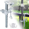 Sonnenschirm Halterung Balkon, Sonnenschirmhalter Balkongeländer Verlängerte Clip, Verzinkter Stahl, Sonnenschirmständer mit Aufhängehaken, Klemmbereich 0-20cm, für Terrassen, Sonnenschirm, Gartenzaun