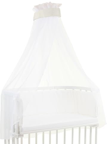 babybay Himmel Waffelpiqué mit Band passend für alle Modelle bis 96 cm Länge, Ivory