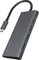 ICY BOX Docking Station USB-C (4 in 1) con HDMI (4 K 60 Hz), 3 porte USB 3.0 HUB, 60 W Power Delivery, alluminio, grigio per laptop, MacBook, iPad Pro o Android Tablet/Smartphone