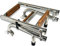 Saarwebstore Badeleiter Edelstahl mit Teak Stufen klappbar Heckmontage Bootsleiter Boot Größe 2+3