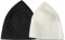 Set von 2 Strickmützen unter Helm, Mütze mit Totenkopf, Unisex, Schlafmütze für Haarausfall, Haarhaube, Peci Tukısh Kufi, weiß und schwarz