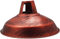 DC VOLTAGE Moderne Retro-Lampenschirme aus Metall, einfache Montage, für industrielle Hängeleuchten, Schlafzimmer, Küche, Badezimmer, antiker Lampenschirm (Rustic Red)