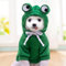 YOUGE Lustiger Hoddie Hund - Hundekostüme für Haustiere - Lustiger Halloween Kleiner Hund Kostü Jacke Mantel Warm Polyester Winter Grün Hundebekleidung Hoodie