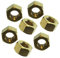 TERF® Dado esagonale M8 M8 (8 mm) in ottone, 10 pezzi
