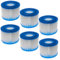 vhbw 6X Filterkartusche Typ S1 Ersatz für Intex 29011, S1 für Pool - Ersatzfilter, Blau, Weiß