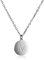 Kim Johanson Edelstahl Halskette für 2 in Silber | Partner Kette für Damen & Herren | A bis Z | Wasserfest | Paar Ketten mit Gravur I Personalisierter Schmuck | Verstellbar inkl. Schmuckbeutel (M)