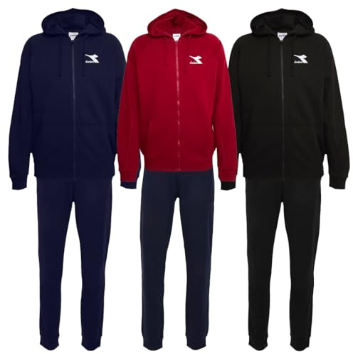 Diadora Tracksuit Hd Fz Core Tuta in felpa Uomo (Pacco da 1)