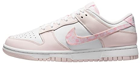 Nike donna Dunk Low, Bianco/Rosa perla-bianco-perla Rosa, 38 EU