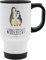 Mr. & Mrs. Panda Personalisierter Thermobecher Pinguin umarmen - Personalisierte Geschenke, Hochzeitsgeschenk, Paar, Moderner Thermobecher Mit Namen,