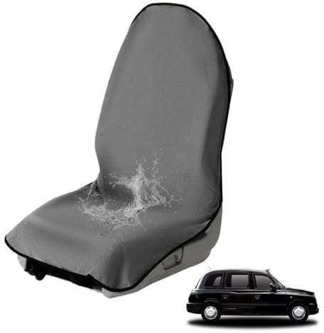 Ikosora 1PCS Schweiß Handtuch Auto Anti-Rutsch Sitzbezug, wasserdicht Schweiß Handtuch Vordersitz Abdeckung geeignet für Fitness, Strand, Yoga, Handtücher für Autositz, LKW, Van, SUV, etc(Grau)