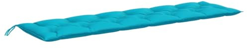 vidaXL Gartenbank-Auflage Türkis 200x50x7 cm Stoff
