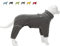 Warmer Hundemantel, Winddichte Hundejacke für kleine, mittlere und große Hunde, vierbeiniger Fleece-Hundewintermantel mit Reißverschluss, Hundeaussenjacke Drakgray XL