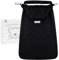 Bebear Funda de Invierno para Mochila Porta Bebé Cálida Sudadera Universal con Capucha Funda para Mochila Porta Bebé para Todas las Estaciones(New Black)