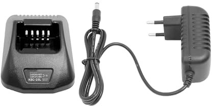 KSC-25 Walkie Talkie Caricabatteria da tavolo per Kenwood TK-2140 TK-3140 TK-2160 TK-3160 Radio bidirezionale
