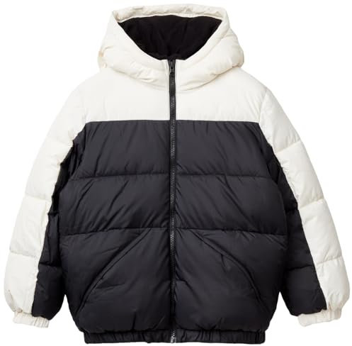 United Colors of Benetton Jungen 2wu0cn05h Jacke, Schwarz, 120 cm