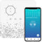Tuya Smart Home Controller Per Irrigazione WiFi A 8 Zone Sistema Di Irrigazione Per Irrigazione, Accesso Remoto, Meteo, Valvola Timer, Compatibile Con Alexa Google,White