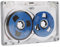 Cinta de Casete de Sonido en de Carrete a Carrete, Cinta de Grabación de Música de Bricolaje de 55 Minutos, Carcasa de Aleación de Aluminio con Ruedas Chapadas (Placa Azul