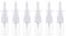 Aiweijia 6PCS Nasal Spray Bottle, 10ml Empty Plastic Nasal Spray Bottles Pump Sprayer Mist Nose Spray Refillable Bottle For Saline Essential Oils