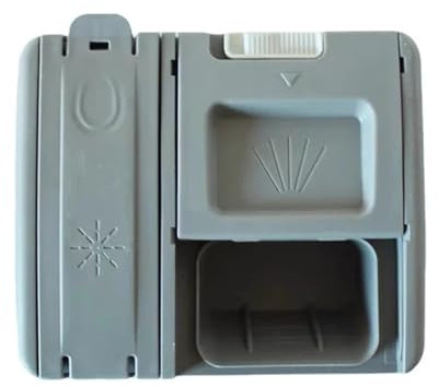 Contenitore for detersivo for piatti, distributore for lavastoviglie H4/X3-T/K1/X4/K2/Vie6/7, compatibile con Midea