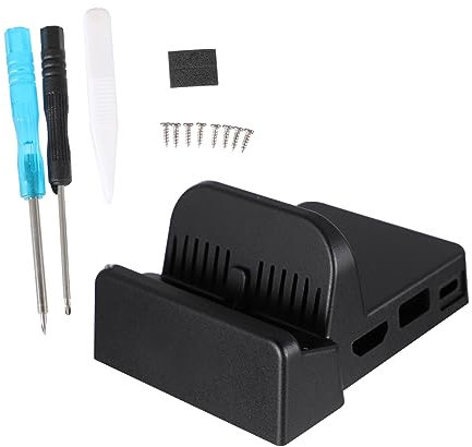 Angoily Tragbare Spielkonsolenbasis Kompakt Ersatzdock Aus Robustem Material Leichtes Tv Lade Dock Konsole Zubehör Für Modifizierte Spielkonsolen