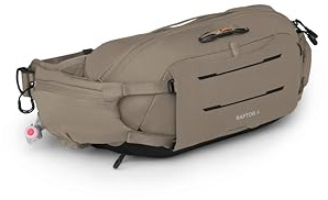 Osprey Raptor 4L Men's Mountain Biking Backpack with Hydraulics Reservoir, Pediment Grey