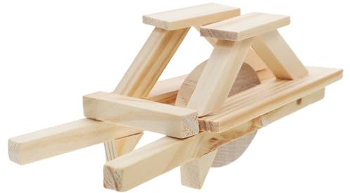 NUOBESTY Pädagogisches Schubkarrenspielzeug Aus Holz Für Jungen Und Mädchen Dekoratives Zubehör Für Gartenspielzeug Für Jungen